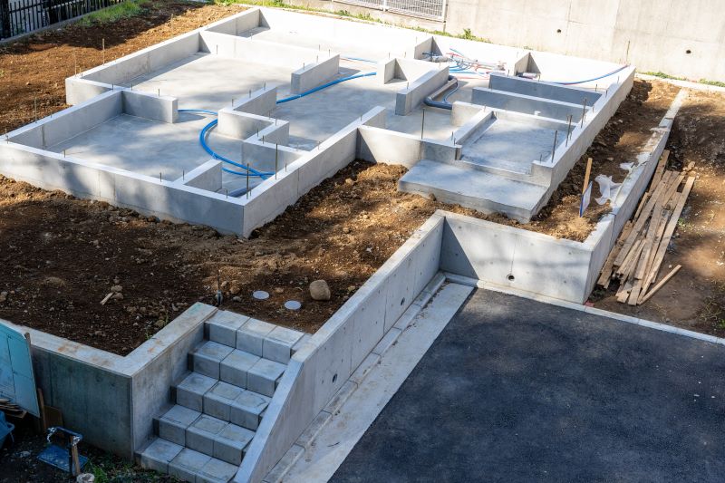 Fundação de pequena casa com viga baldrame​